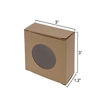 3" x 3" Square Kraft Boxes, 20ct. by Make Market®