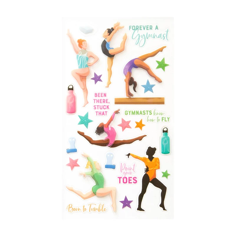 Gymnastics Dimensional Stickers by Recollections™
