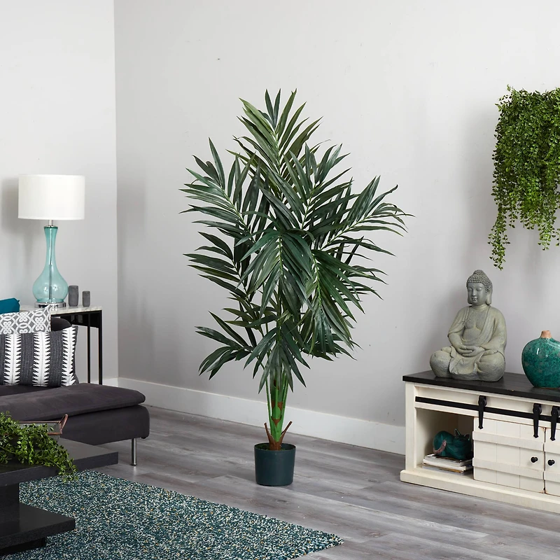 6ft. Potted Kentia Palm Silk Tree