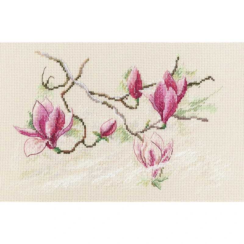RTO Magnolia Flowers 1 Cross Stitch Kit