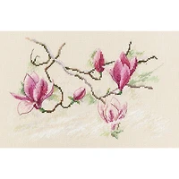 RTO Magnolia Flowers 1 Cross Stitch Kit