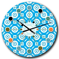 Designart 'Retro Ornamental Design Iv Mid-Century Modern Wall Clock