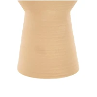 Ceramic Ribbed Cone Shaped Vase Set