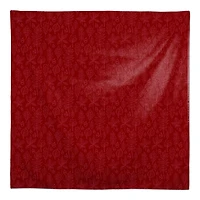 58" Autumn Pattern Leaves On Red Tablecloth
