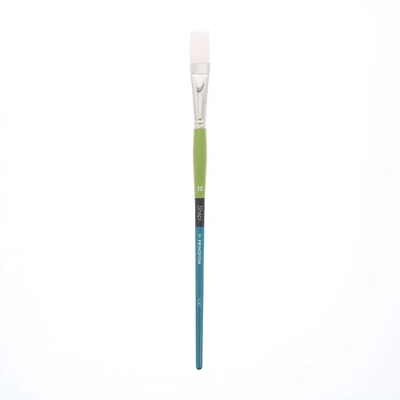 Princeton™ Snap!™ Series 9800 White Taklon Long Handle Flat Brush