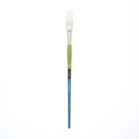 Princeton™ Snap!™ Series 9800 White Taklon Long Handle Flat Brush