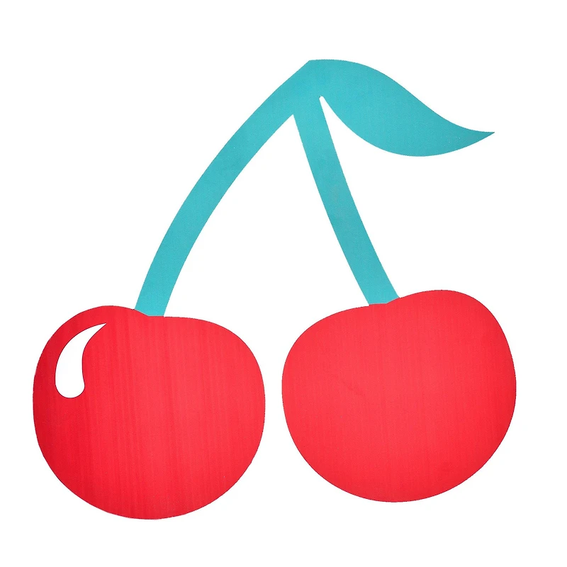 American Art Decor Tipsy Cherries Wall Plaque - 20" x 18" x 8.75"