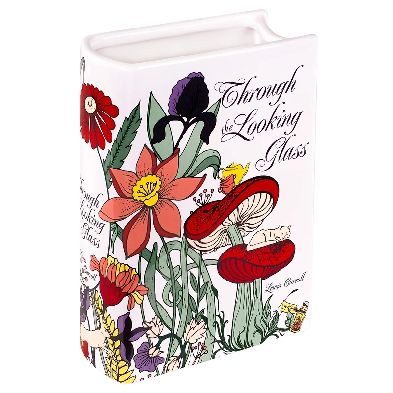 Steel Mill & Co. 7.75" Through the Looking Glass Book Vase