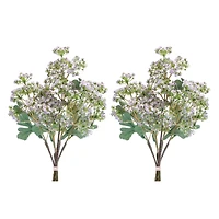 15.25" Purple Angelica Floral Bundles, 2ct.