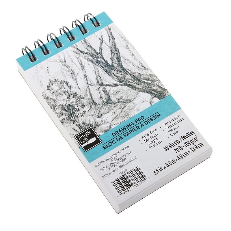 3.5" x 5.5" 70lb. Drawing Pad by Artist's Loft®