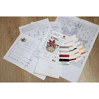 Luca-S The Owl with Glasses Counted Cross Stitch Kit