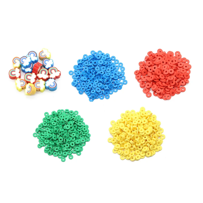 Rainbow Clay Bead Sample Pack by Creatology™