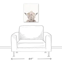 Baby Highland 16" x 20" Canvas Wall Art