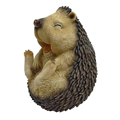 Design Toscano 6.5" Large Roly-Poly Laughing Hedgehog Statue