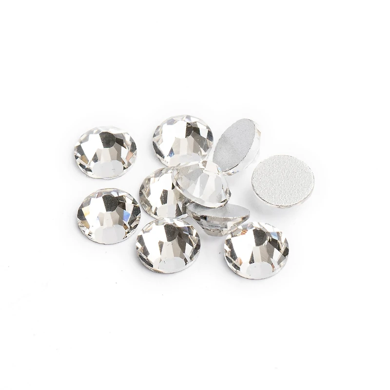 John Bead Crystal Lane SS12 Glass Round Flatback Rhinestones, 2,880ct