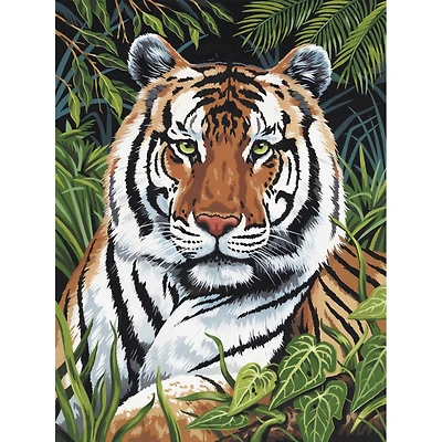 Royal & Langnickel® Painting by Numbers™ Artist Canvas Series Tiger in Hiding Kit