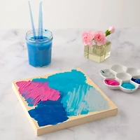 6 Packs: 6 ct. (36 total) 8" x 8" Cradled Wood Painting Panels by Artist's Loft™