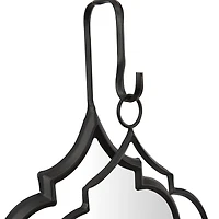 CosmoLiving by Cosmopolitan 16" Black Contemporary Wall Sconce