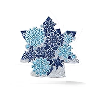 8" x 7.75" Snowflake Diamond Art Table Topper Kit by Make Market®