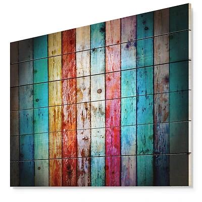 Designart - Vintage Wooden Pattern