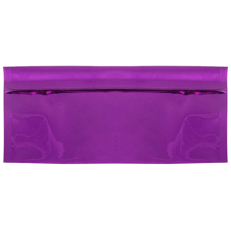 JAM Paper 4" x 9.5" Foil Self Adhesive Business Envelopes