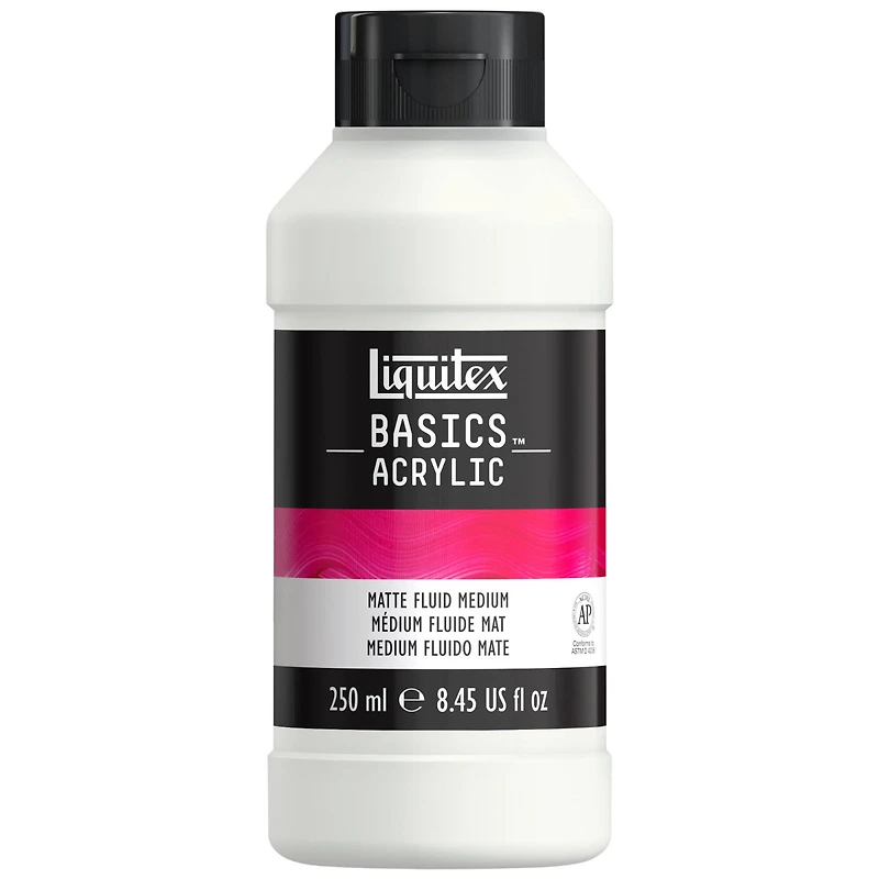 9 Pack: Liquitex® BASICS Matte Fluid Medium, 250mL