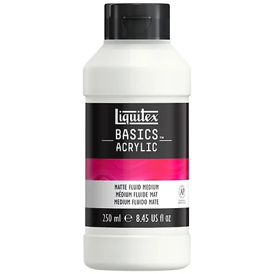 9 Pack: Liquitex® BASICS Matte Fluid Medium, 250mL