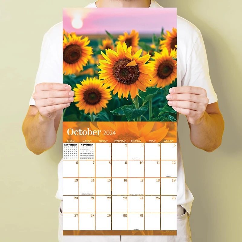 TF Publishing 2024 Flowers Wall Calendar