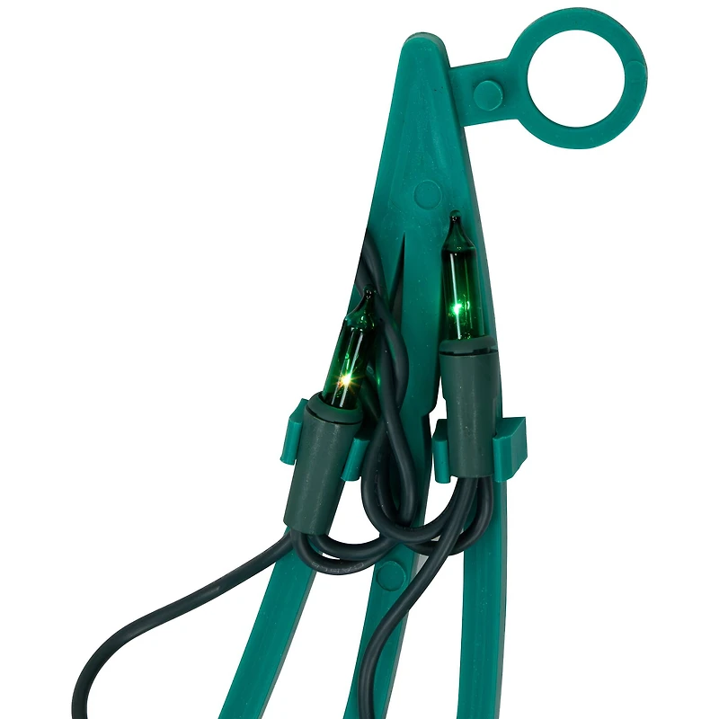 3-Piece Lighted Red Bow and Green Swag Christmas Decoration