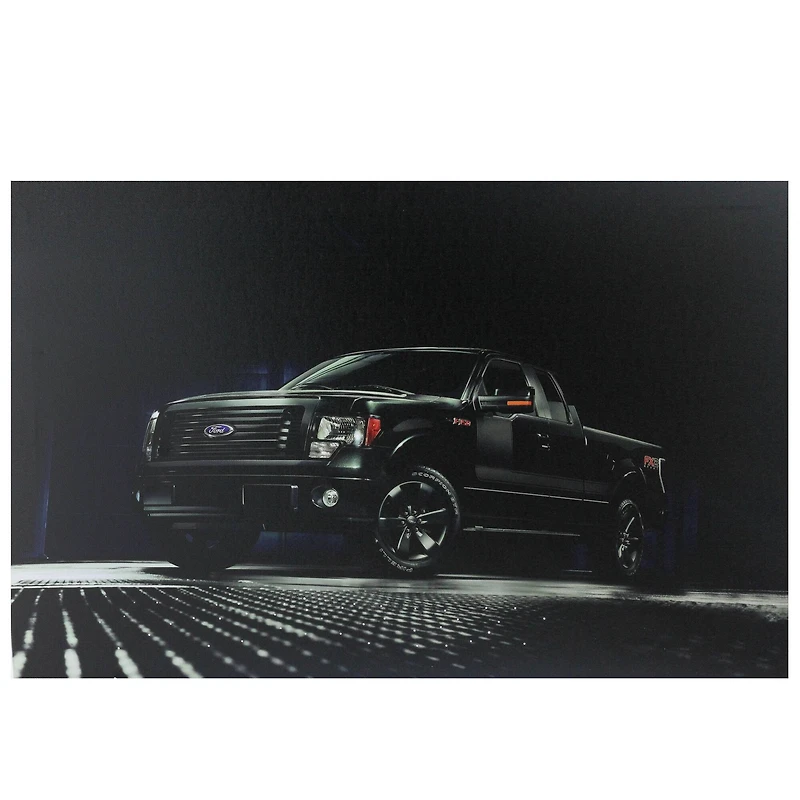 Fiber Optic & LED Black Ford F150 FX2 Sport Canvas Wall Art