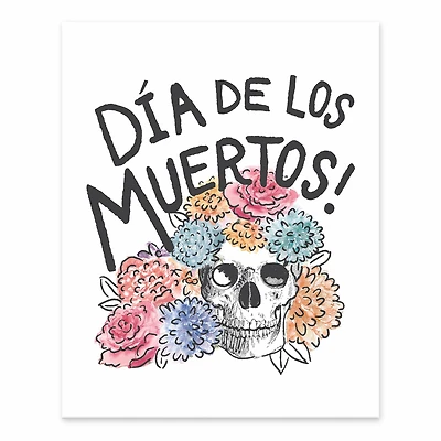 Dia De Los Muertos Tabletop Canvas
