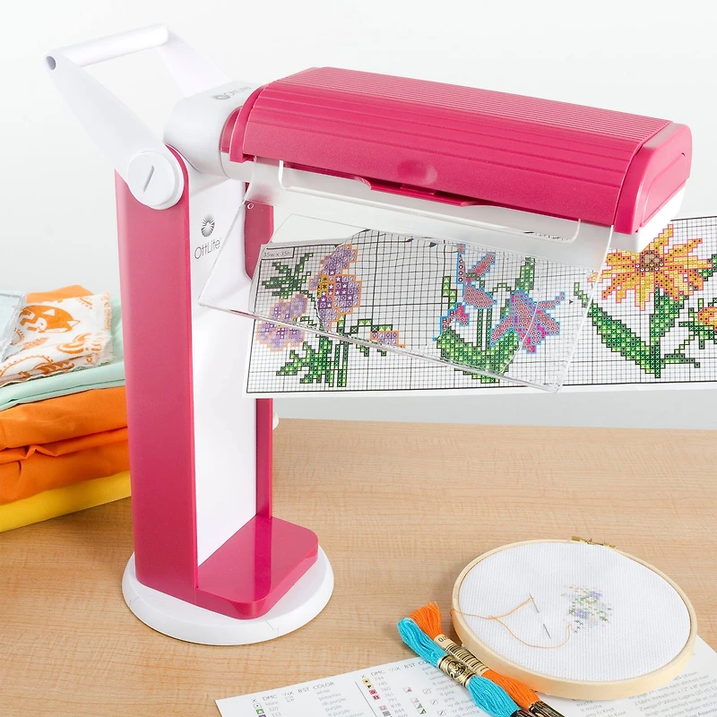 OttLite 11.5" Pink Magnifier Task Lamp