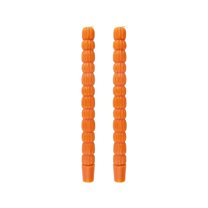 10" Pumpkin Taper Candles, 2ct. by Ashland®