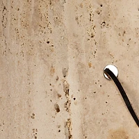 Hello Honey® 12" Travertine Cutting Board with Leather Tie