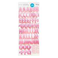 Glitter Pink Ombre Alphabet Stickers by Recollections™