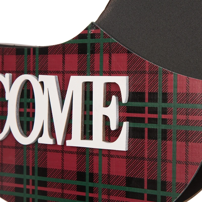 Glitzhome® 22" Wood & Metal Dachshund Welcome Porch Sign