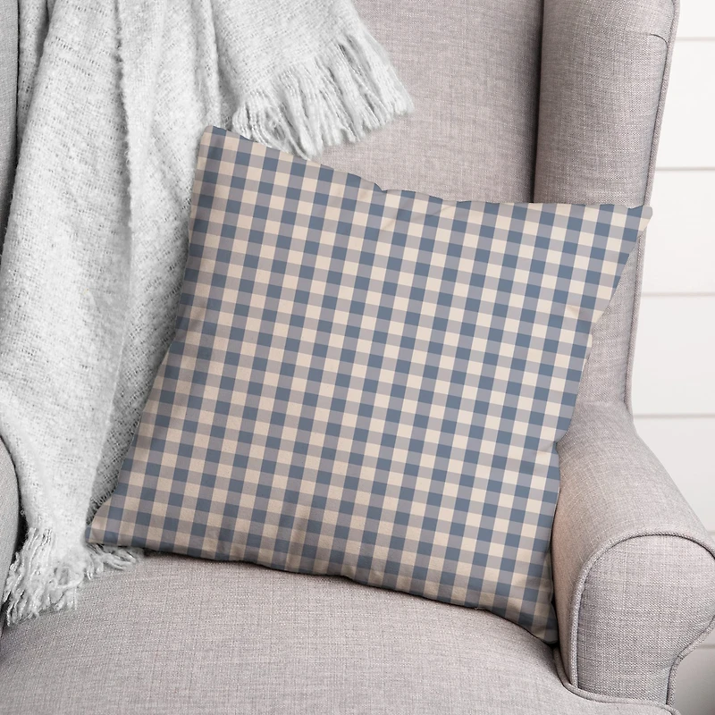 Plaid Throw Pillow