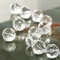 Crystal Faceted Glass Round Beads, 18mm by Bead Landing™