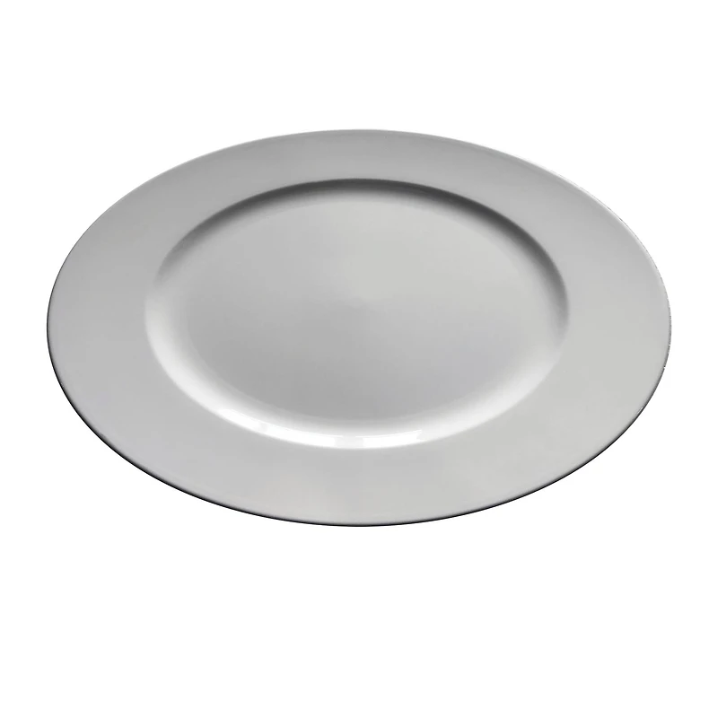 13" White Round Charger Plate by Celebrate It™