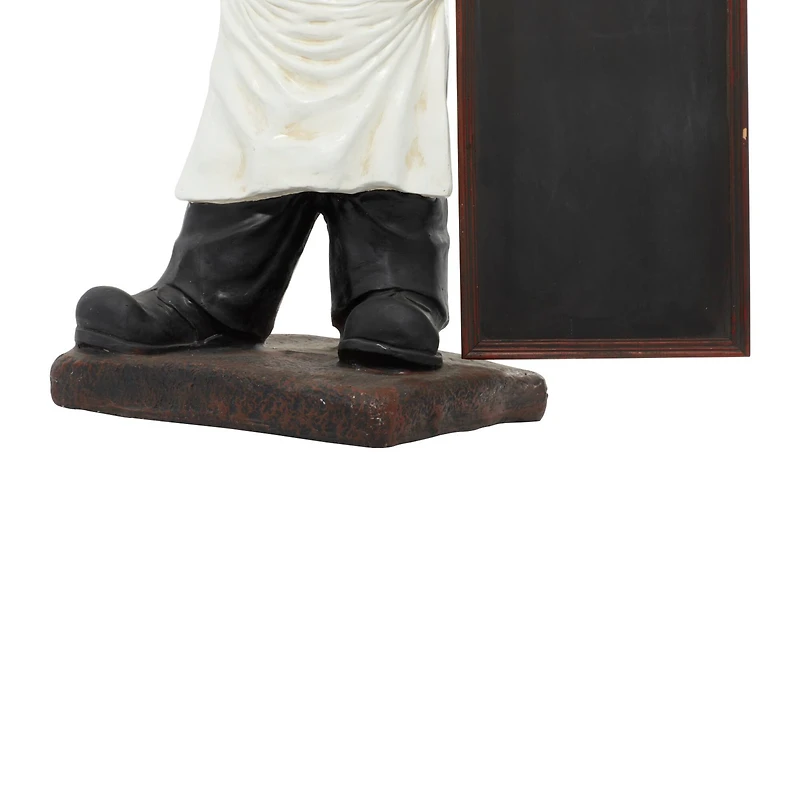 3ft. Multi Polystone Traditional Chef Chalkboard Sign