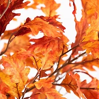 7ft. Potted Artificial Autumn Oak Tree