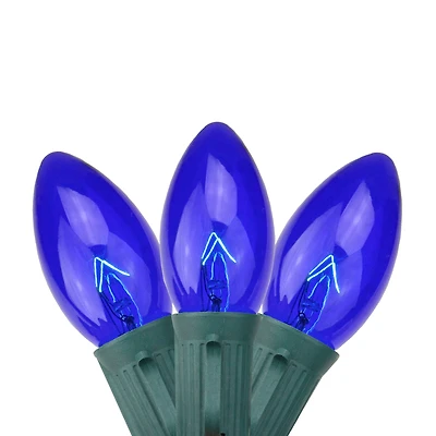 25ct. C9 Christmas String Lights with Green Wire