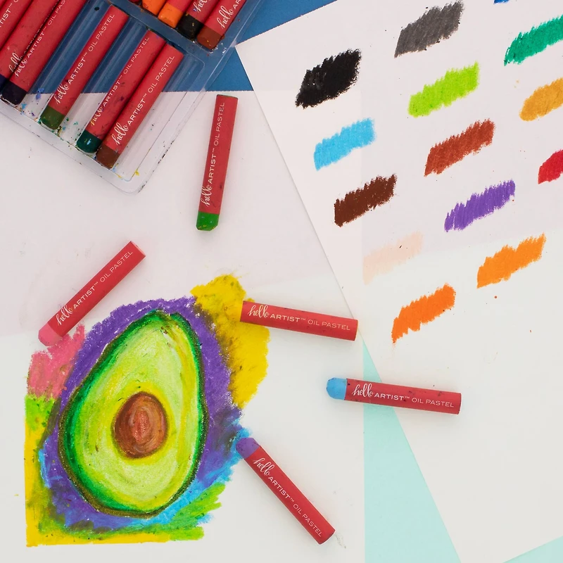 Hello, Artist!™ 20-Piece Oil Pastel Set