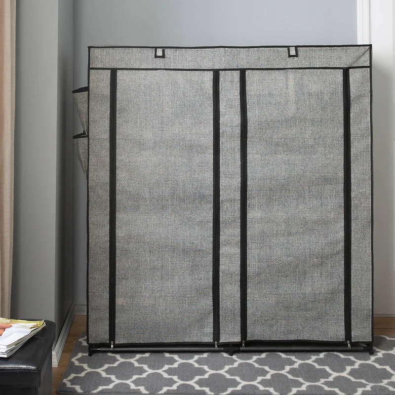 Simplify 7-Tier Double Wide 14-Shelf Shoe Closet