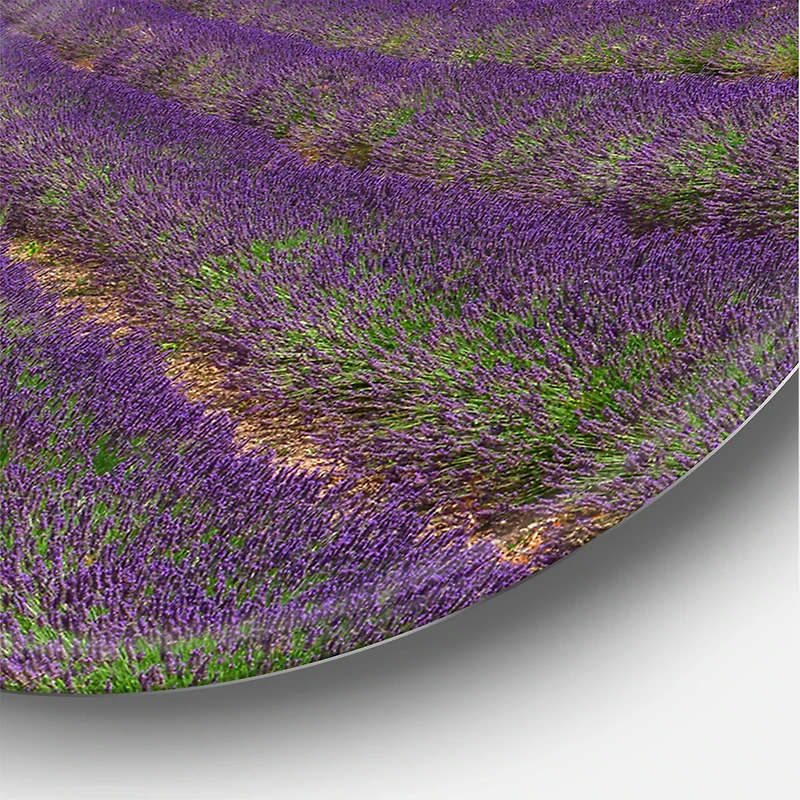 Designart - Lavender Field With Abbey In France