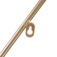 Hello Honey® Wood & Gold Diamond Wall Shelf