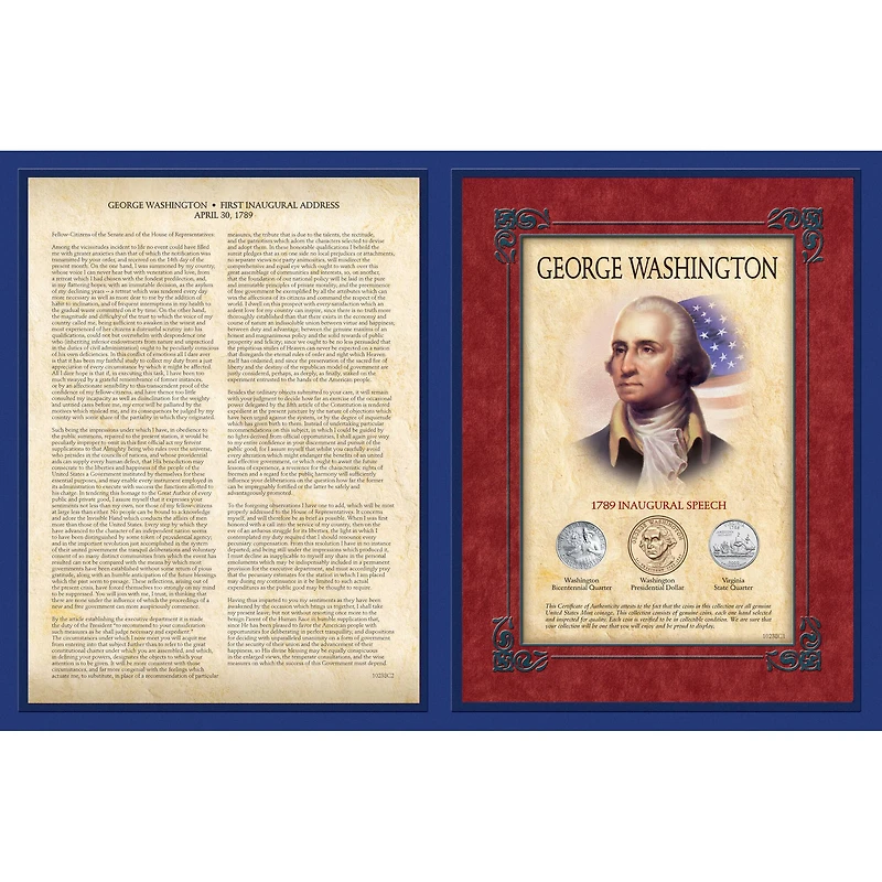 Famous Speech Series - George Washington First Inaugural Address