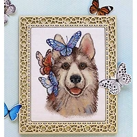 MP Studia Husky Cross Stitch Kit