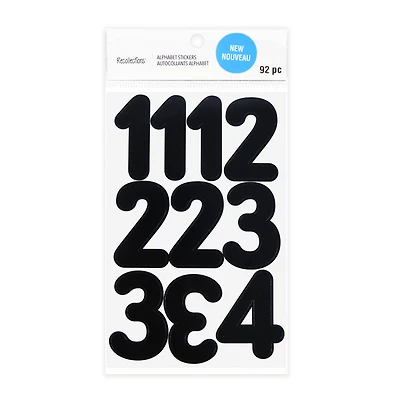 Rounded Number Stickers by Recollections