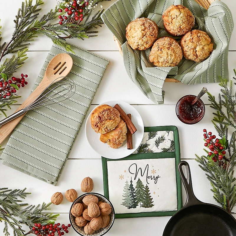 DII® Merry Trees Potholder Gift Set